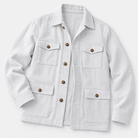 Leo cotton blazer for casual dress - AntoniosClothing - White