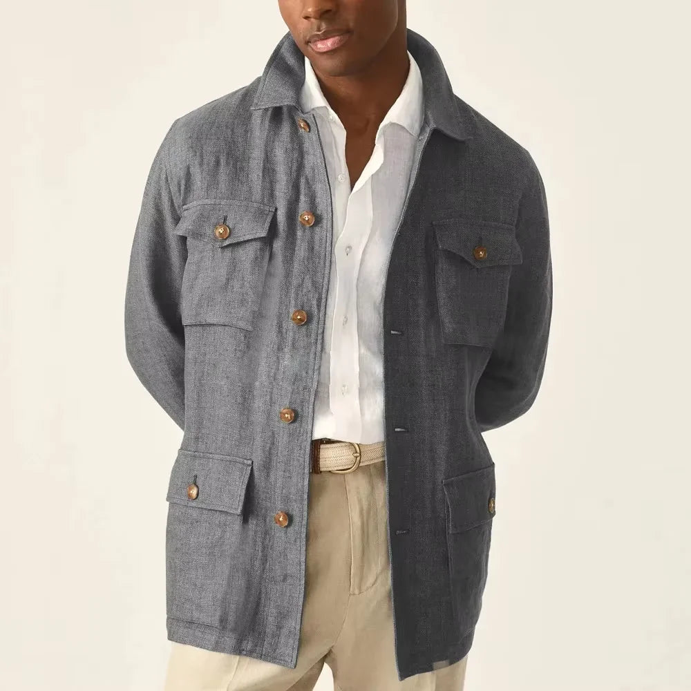 Leo cotton blazer for casual dress - Antonios