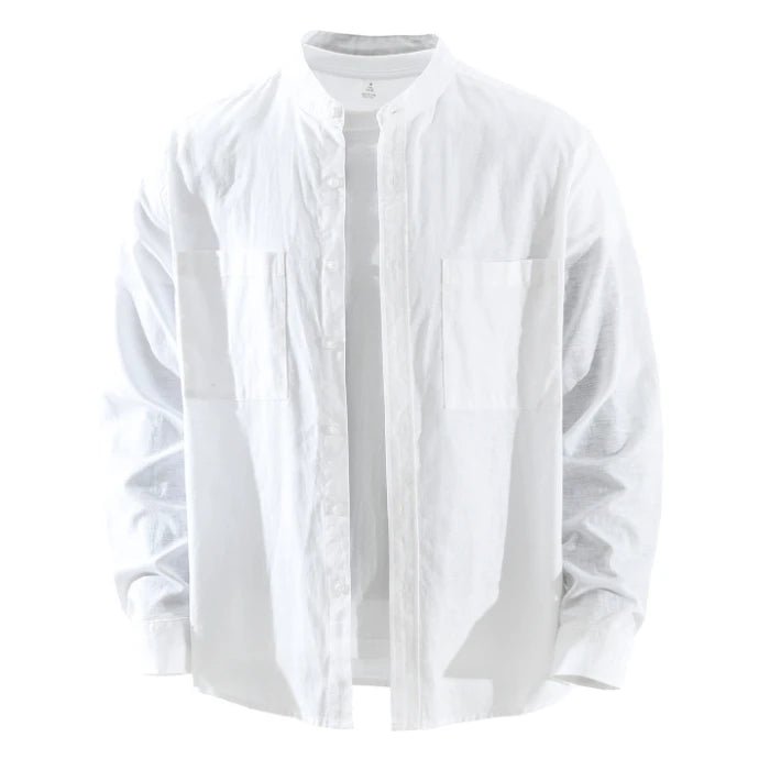 Leo cotton-linen shirt - Antonios