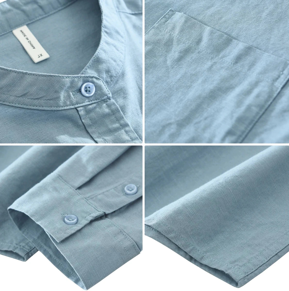 Leo cotton-linen shirt - Antonios