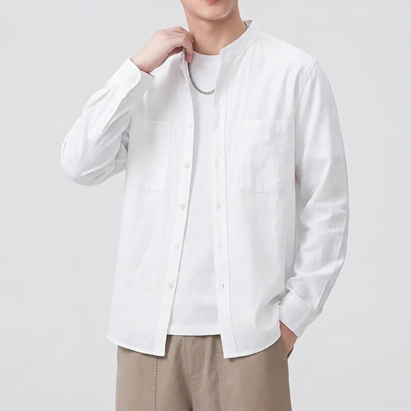 Leo cotton-linen shirt - Antonios