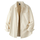 Leo cotton-linen striped shirt - Antonios