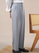 Leo double pleated business trousers straight fit - Antonios