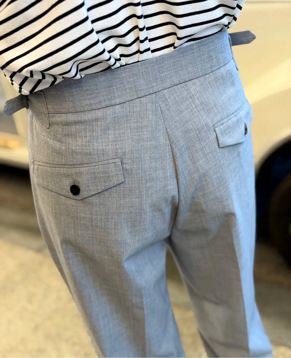 Leo elegant business gray trousers - Antonios