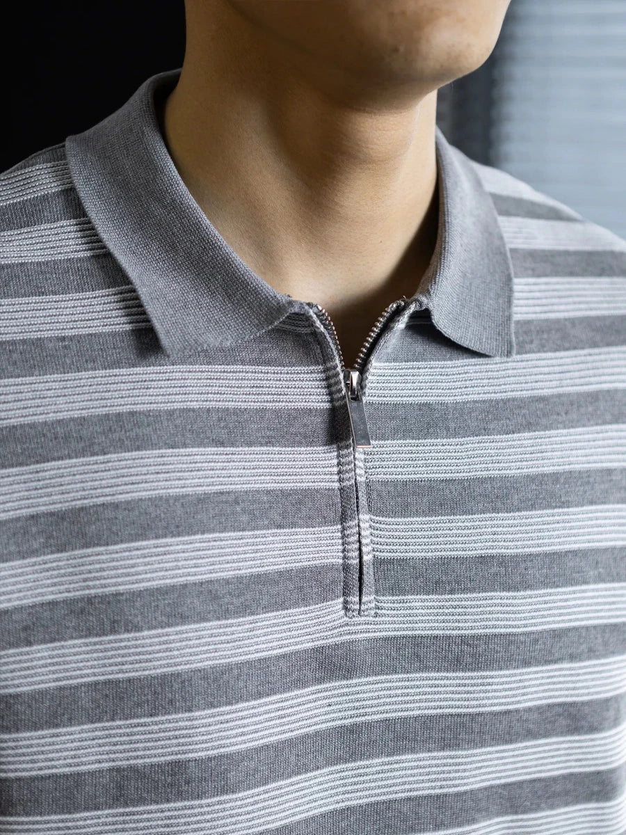 Leo knitted polo t-shirt for spring - Antonios
