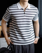 Leo knitted polo t-shirt for spring - Antonios
