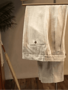 Leo linen beige pants - Antonios