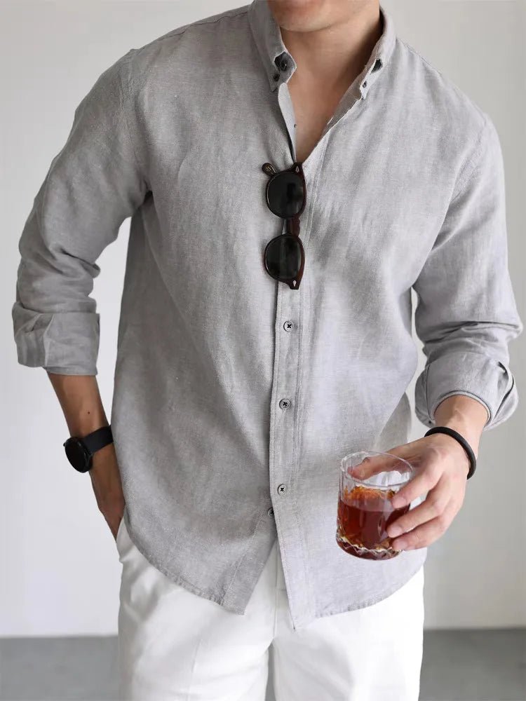 Leo linen-cotton spring shirt - Antonios
