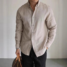 Leo linen-cotton spring shirt - Antonios