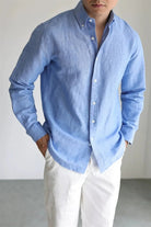 Leo linen-cotton spring shirt - Antonios