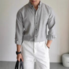 Leo linen-cotton spring shirt - Antonios