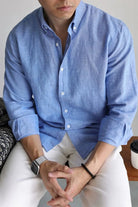 Leo linen-cotton spring shirt - Antonios