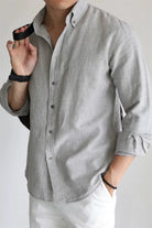 Leo linen-cotton spring shirt - Antonios