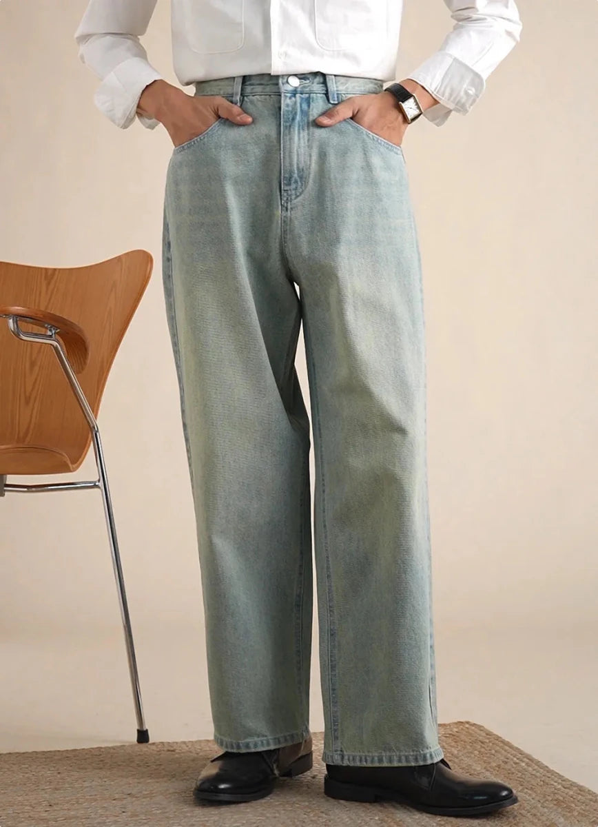 Leo loose wide-leg high-waisted trousers - Antonios