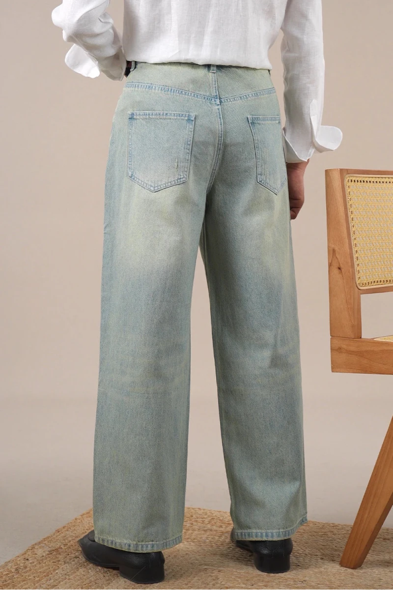 Leo loose wide-leg high-waisted trousers - Antonios