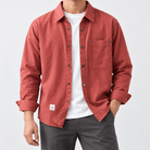 Leo new york casual shirt - AntoniosClothing - Red