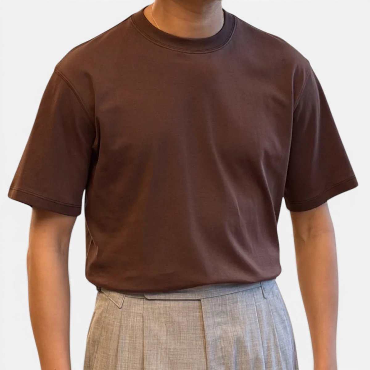 Leo o-neck stretched t-shirt - Antonios