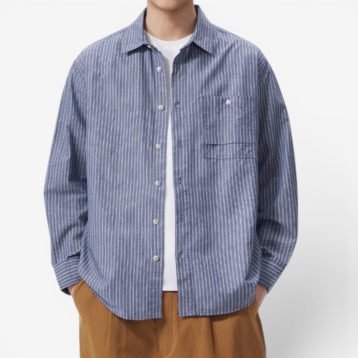 Leo old money stripe shirt - Antonios