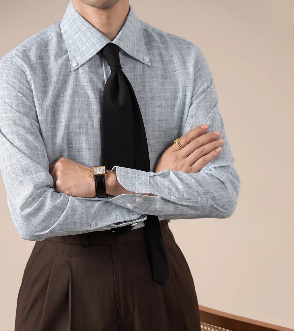 Leo plaid business shirt - Antonios