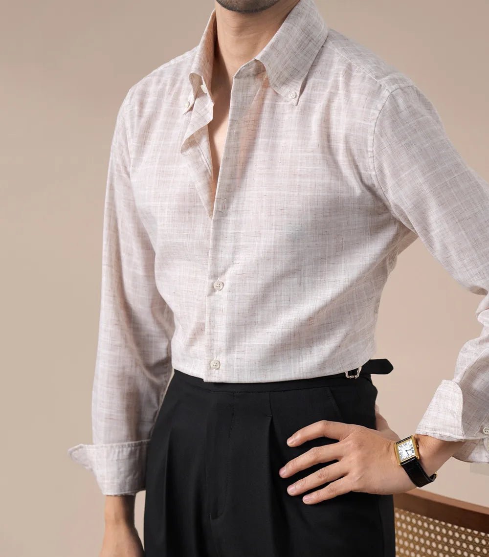 Leo plaid business shirt - Antonios