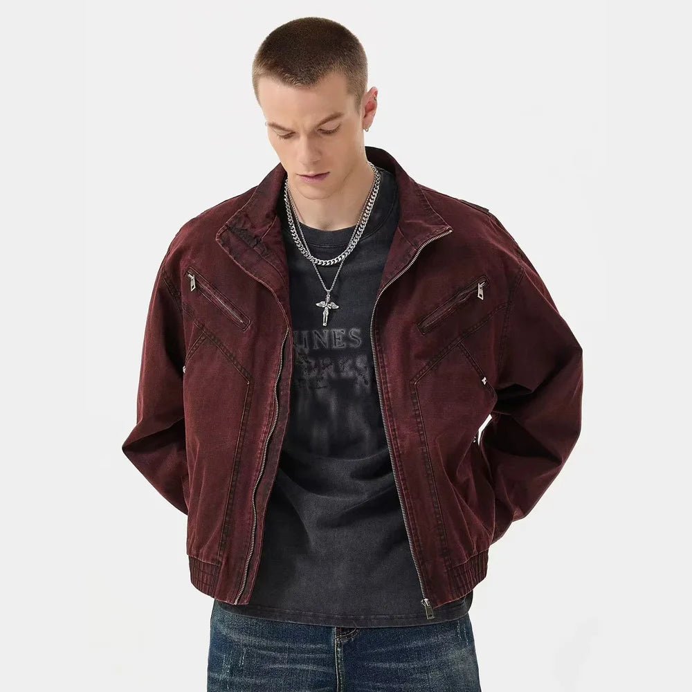 Leo retro bomber jacket - Antonios