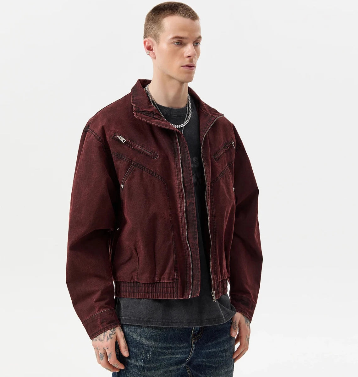 Leo retro bomber jacket - Antonios
