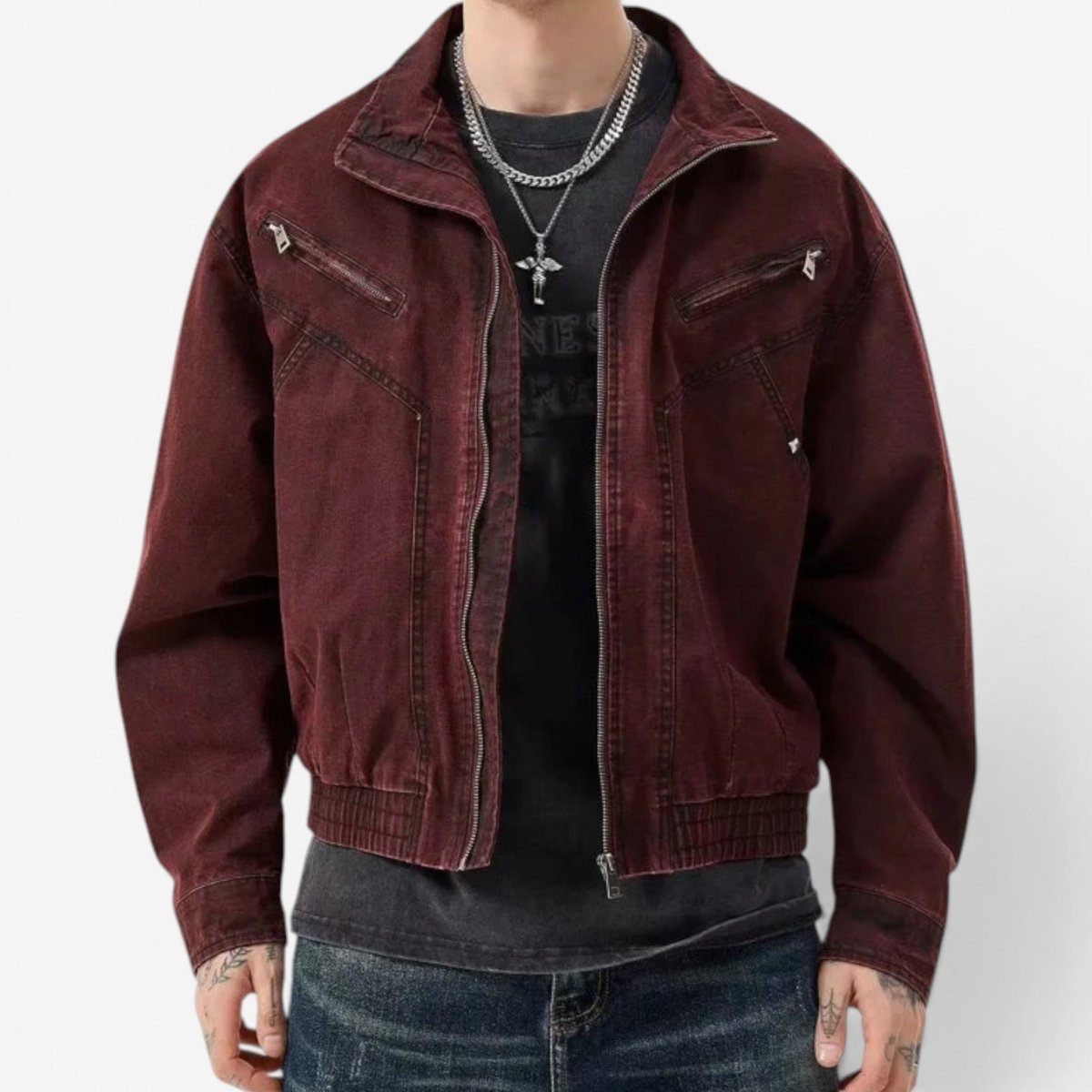 Leo retro bomber jacket - Antonios