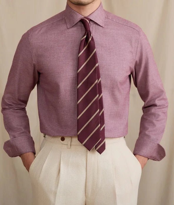 Leo retro pure cotton elegant shirt - Antonios