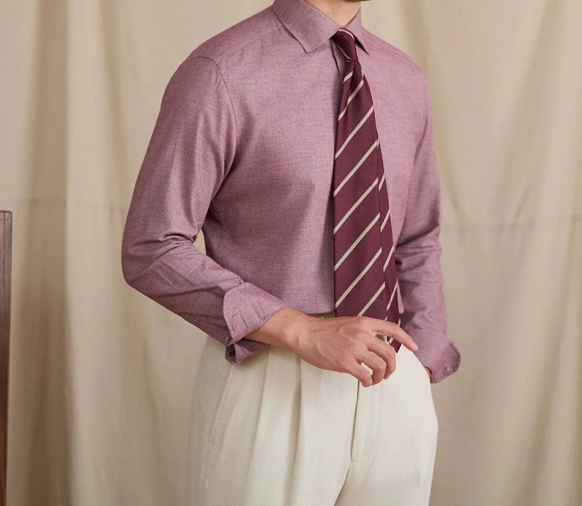 Leo retro pure cotton elegant shirt - Antonios