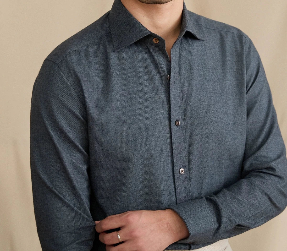 Leo retro pure cotton elegant shirt - Antonios