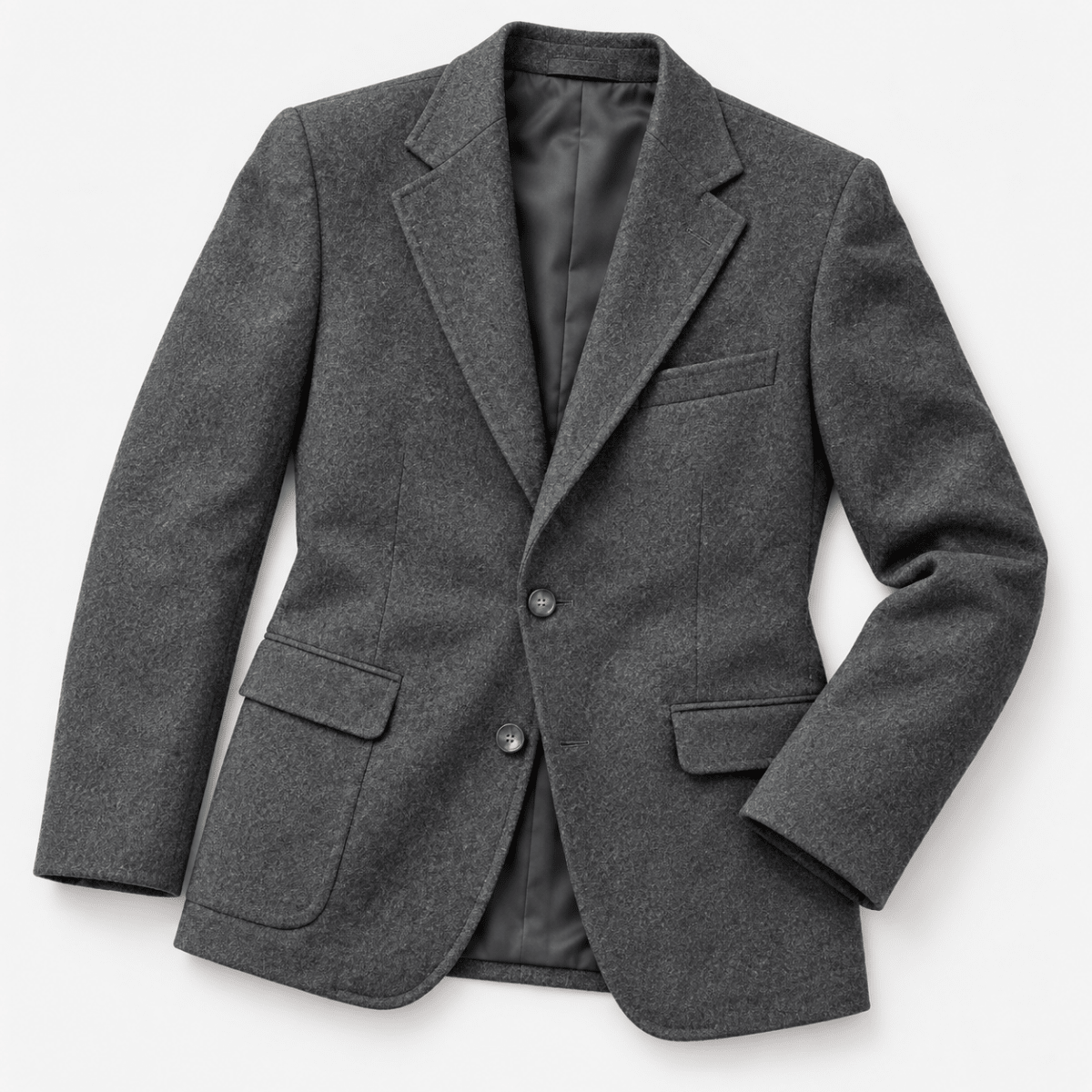 Leo slim fit elegant suit blazer - AntoniosClothing - Dark grey