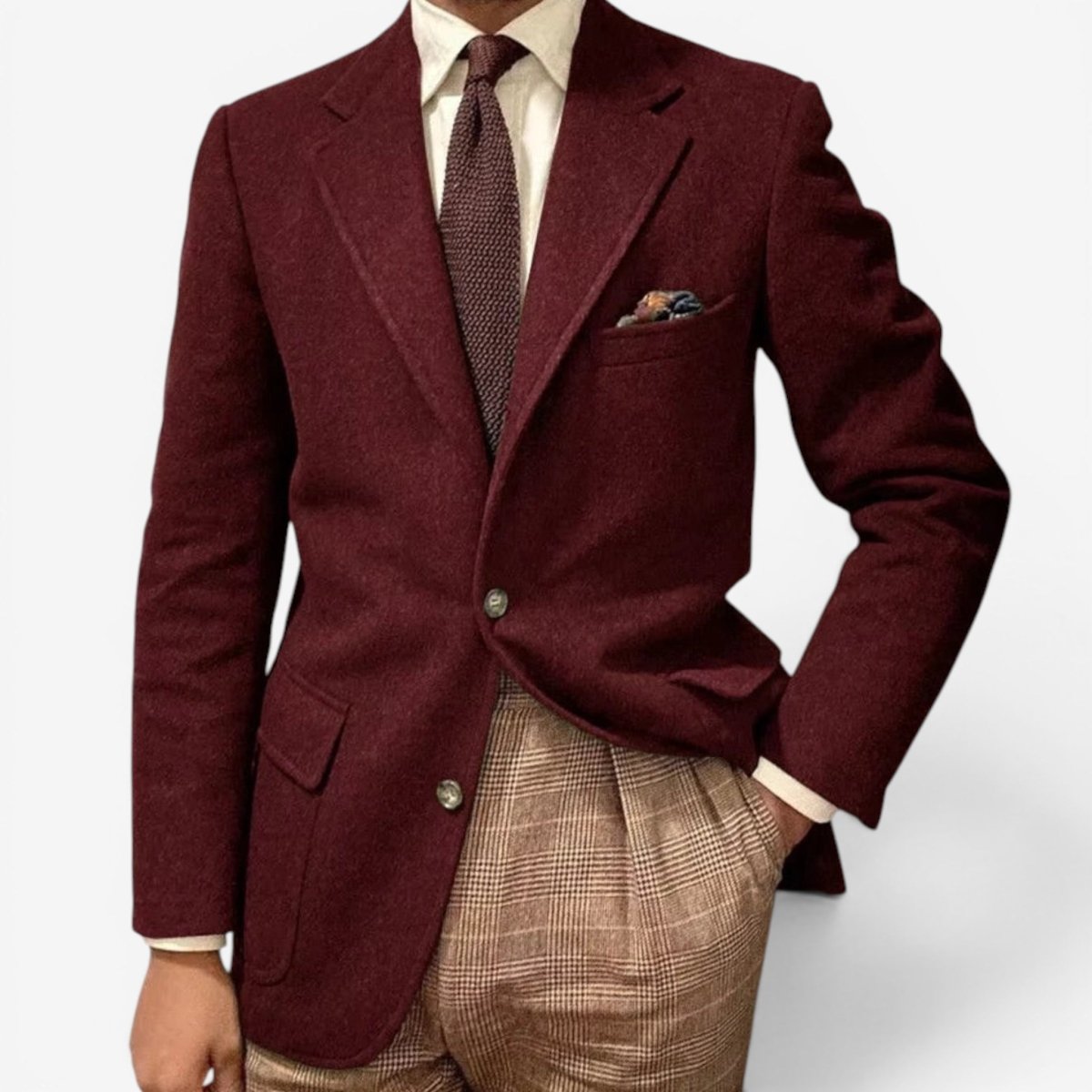 Leo slim fit wool blazer - Antonios