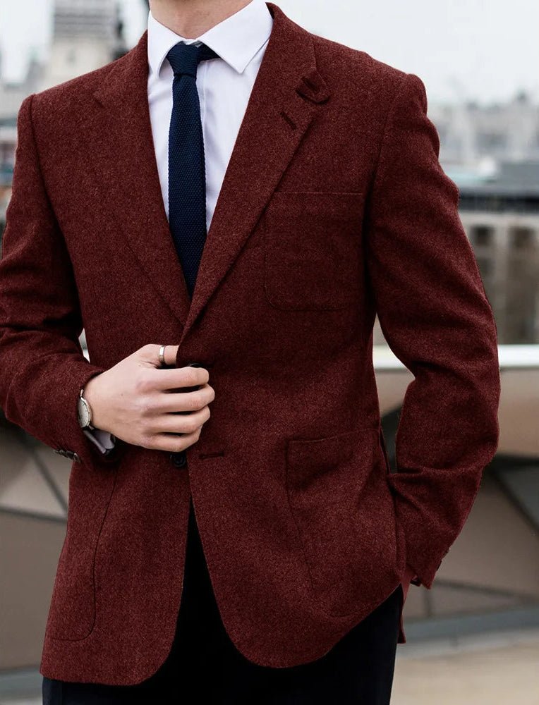 Leo slim fit wool blazer - Antonios
