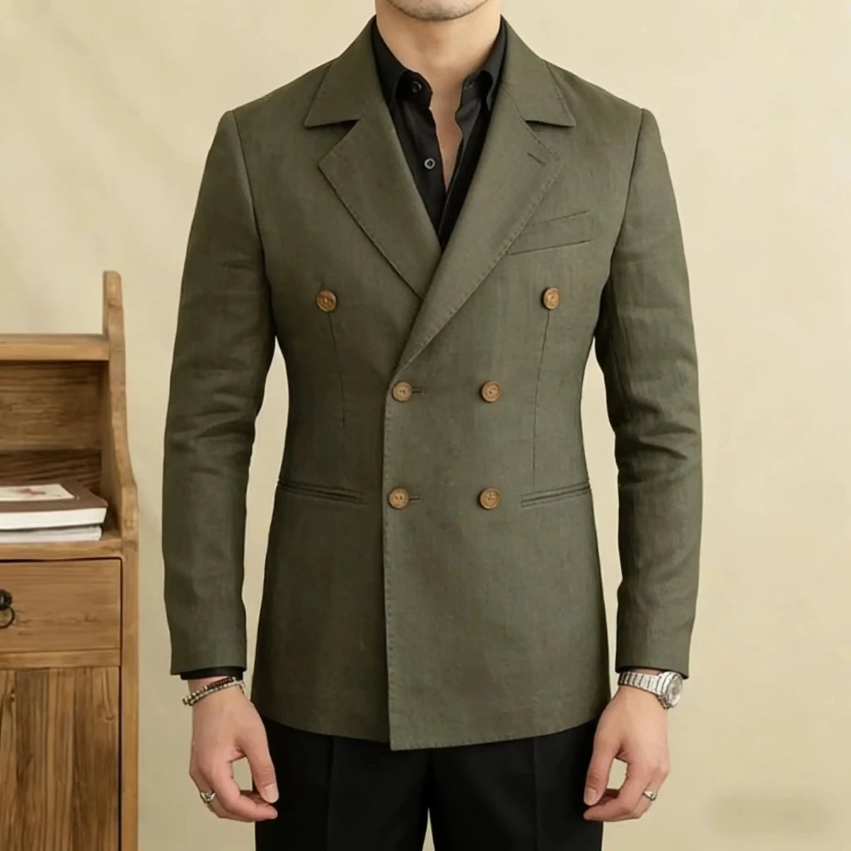 Leo soft slim fit blazer - Antonios