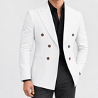 Leo soft slim fit blazer - AntoniosClothing - White