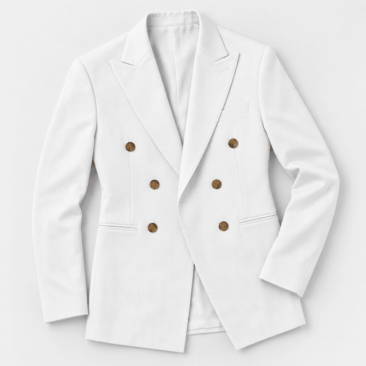Leo soft slim fit blazer - AntoniosClothing - White