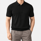 Leo spring business polo shirt - AntoniosClothing - Black