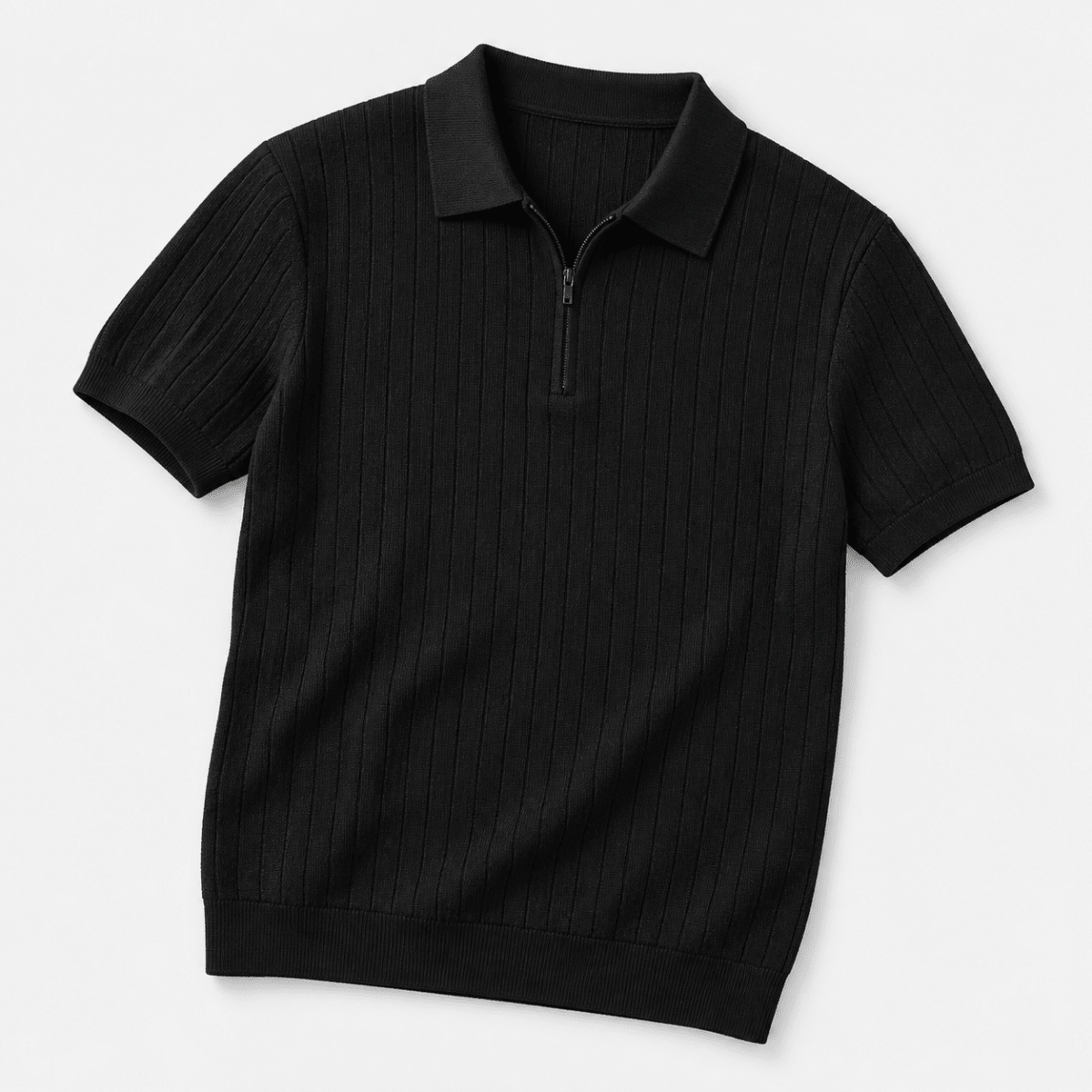 Leo spring business polo shirt - AntoniosClothing - Black