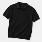 Leo spring business polo shirt - AntoniosClothing - Black