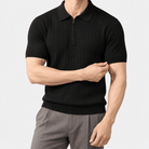 Leo spring business polo shirt - AntoniosClothing - Black