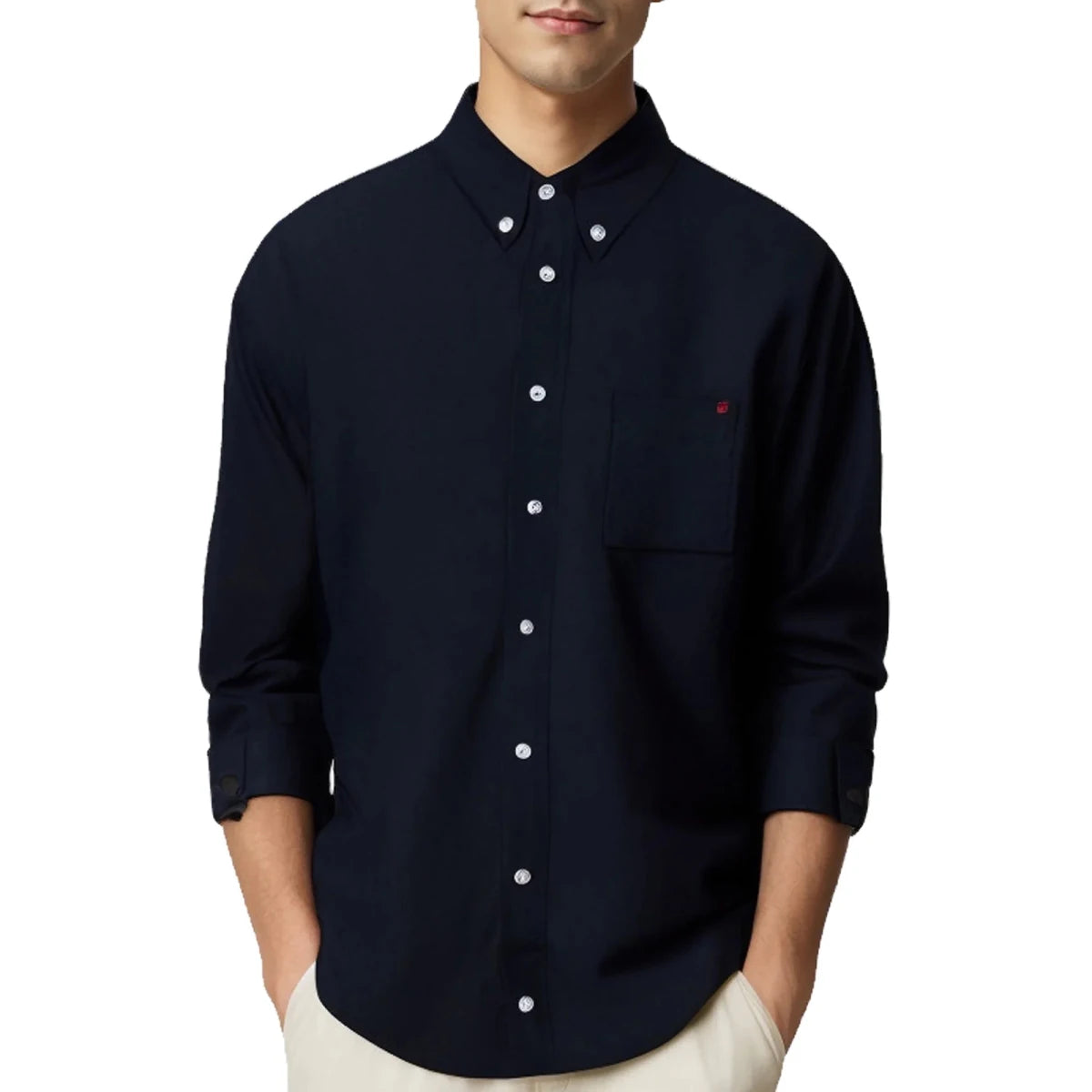 Leo spring navy-blue shirt - Antonios