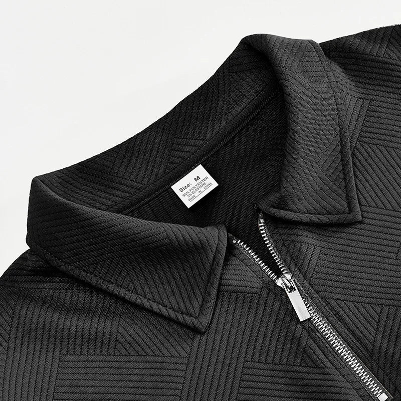 Leo spring sweater with zip - Antonios