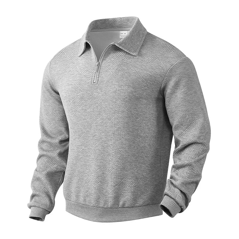 Leo spring sweater with zip - Antonios