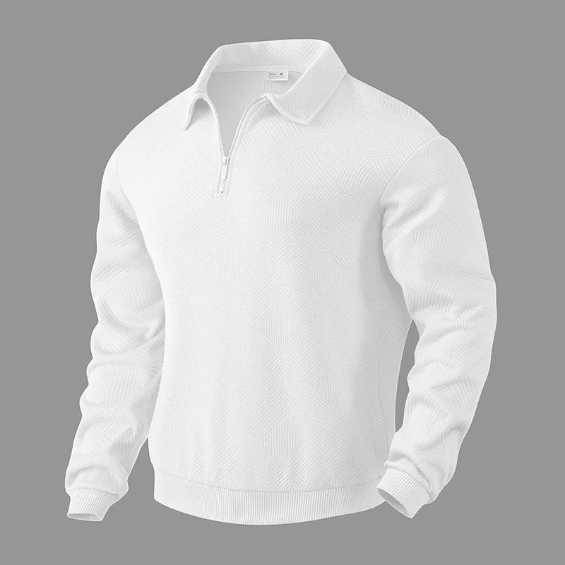 Leo spring sweater with zip - Antonios