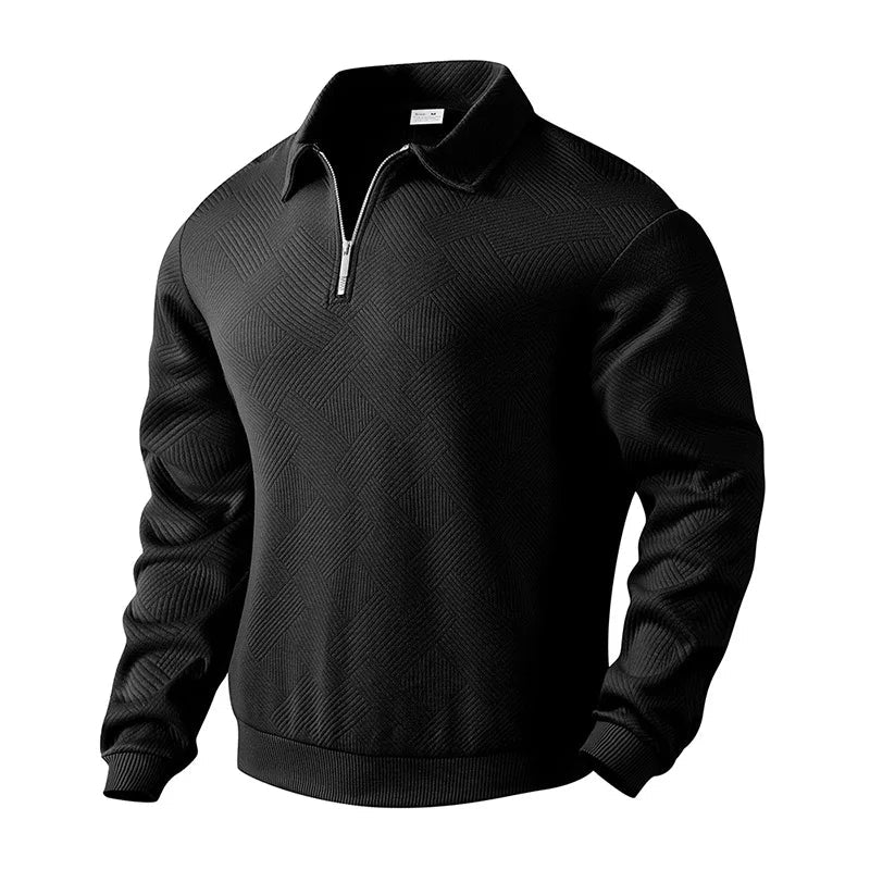 Leo spring sweater with zip - Antonios