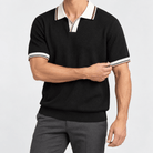 Leo summer business polo shirt - AntoniosClothing - Black