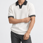 Leo summer business polo shirt - AntoniosClothing - White