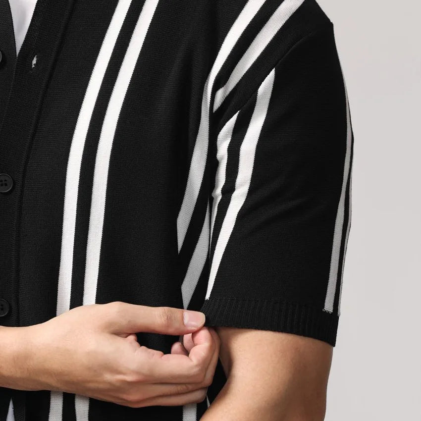 Leo summer overshirt with stripe design - Antonios