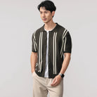 Leo summer overshirt with stripe design - Antonios
