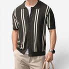Leo summer overshirt with stripe design - Antonios